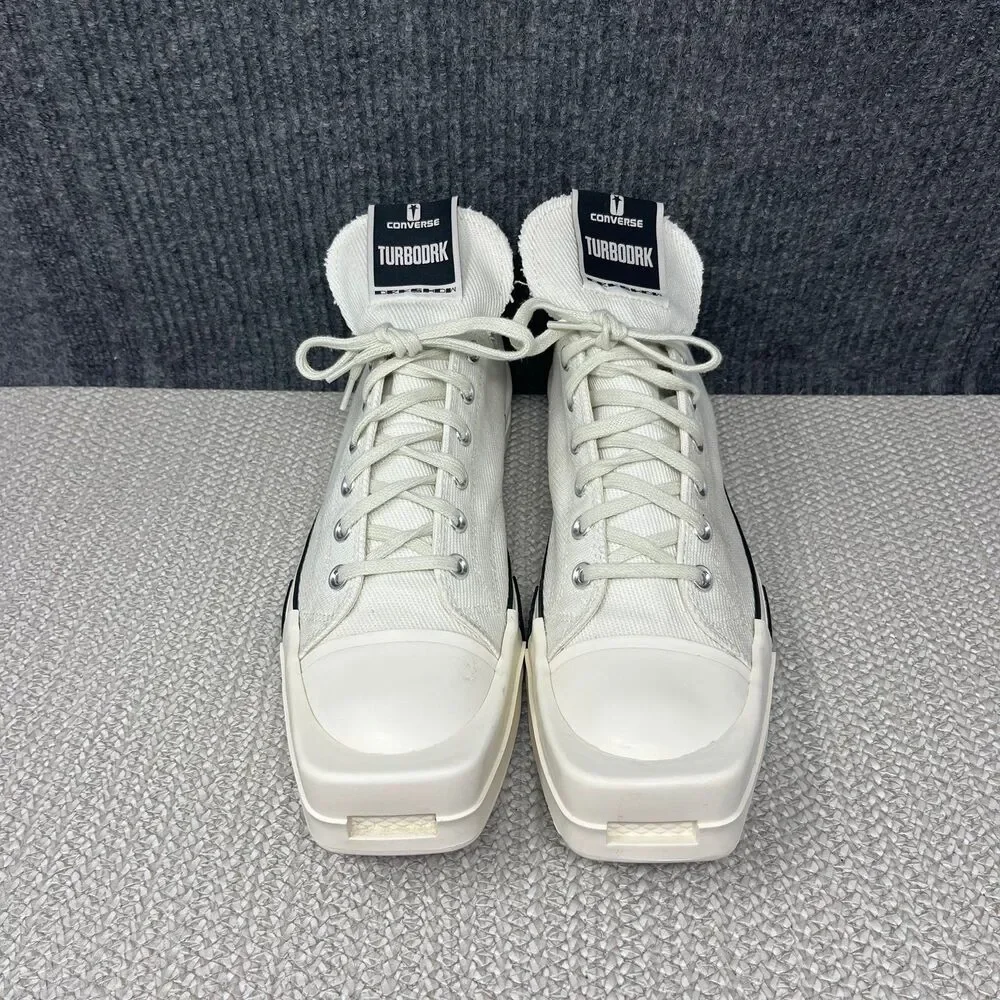 Converse Rick Owens x TURBODRK Chuck 70 Low Lily White Shoes Mens 10.5 172345C